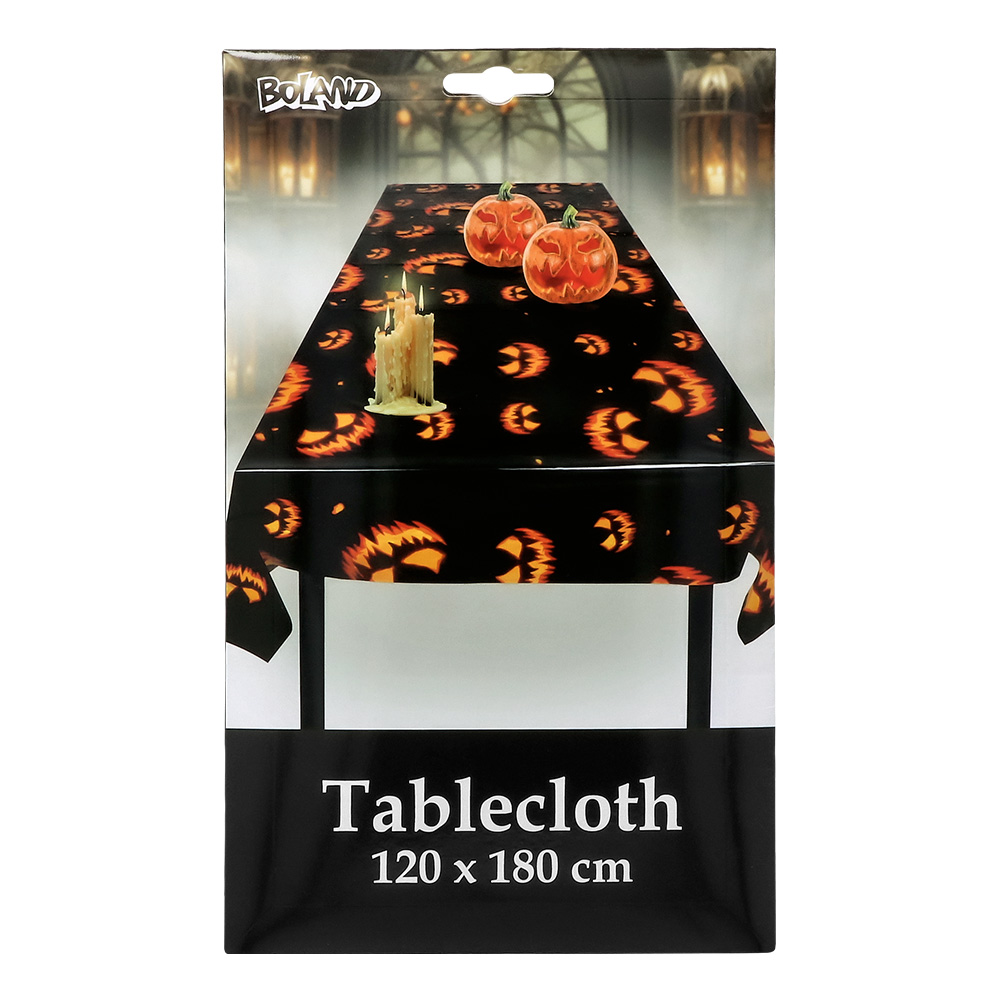 PE tafelkleed Creepy Pumpkin (120 x 180 cm)