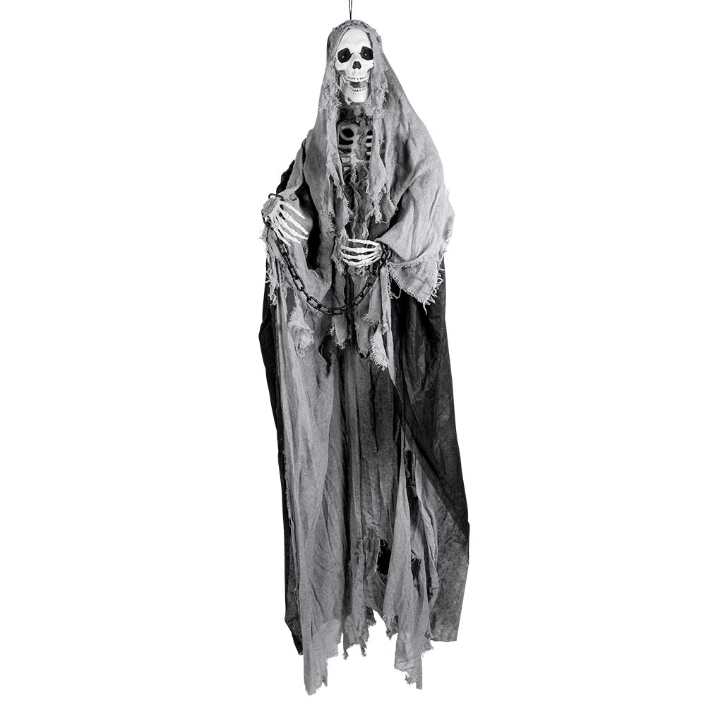 Hangdecoratie Skeleton reaper (180 cm)