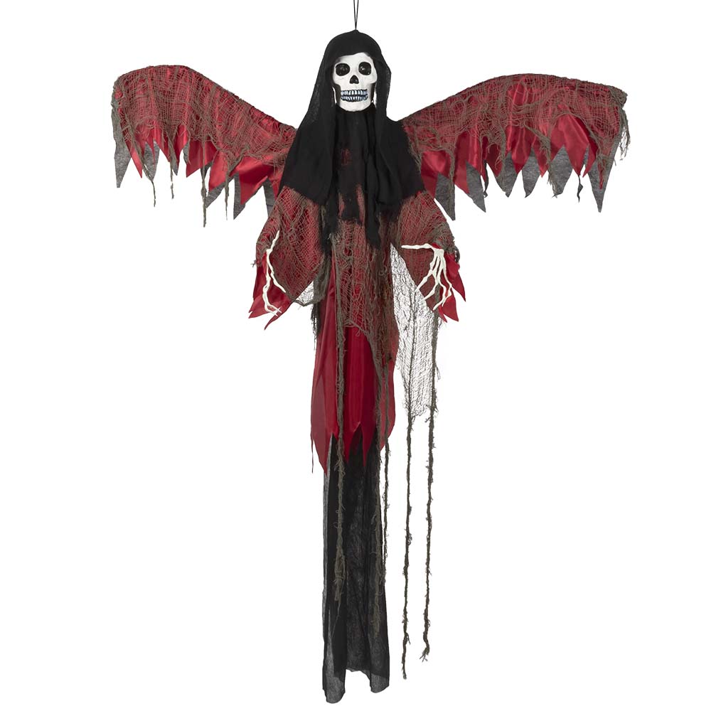 Hangdecoratie Flying red reaper (198 cm)