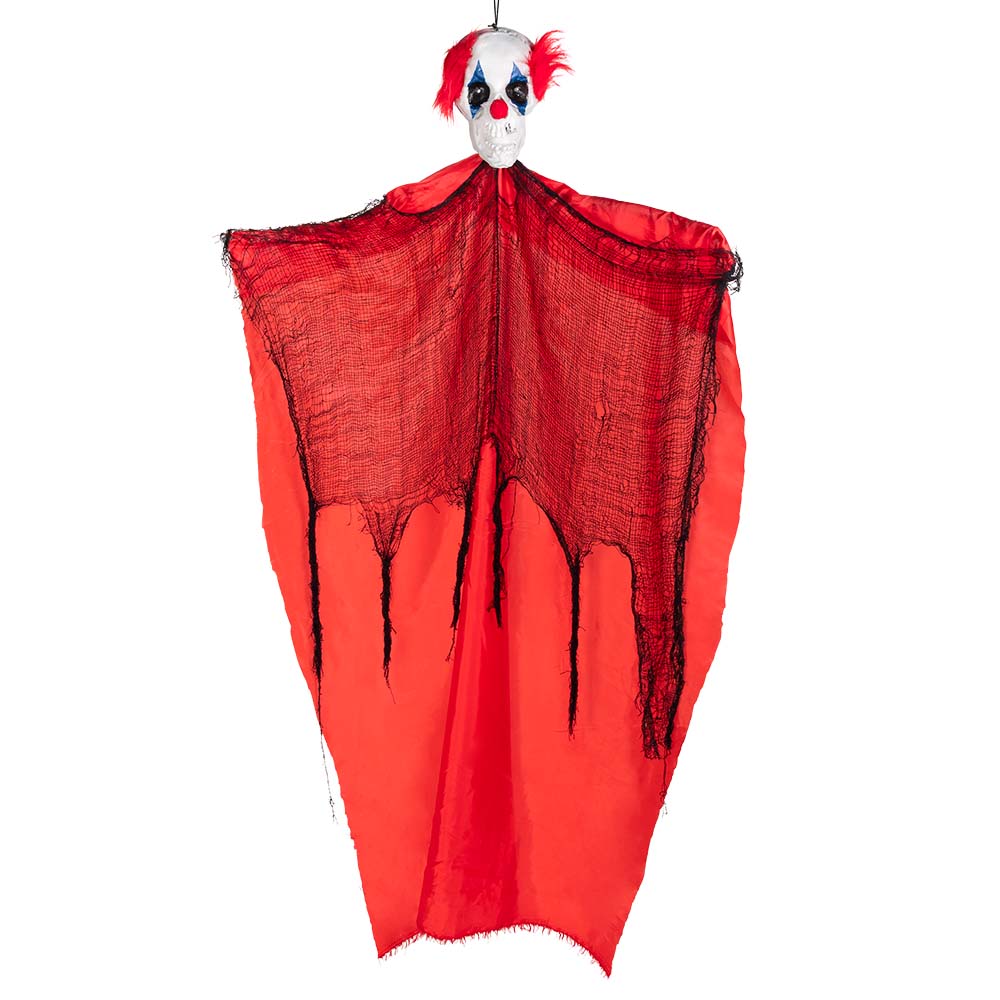 Hangdecoratie Freaky clown (160 cm)