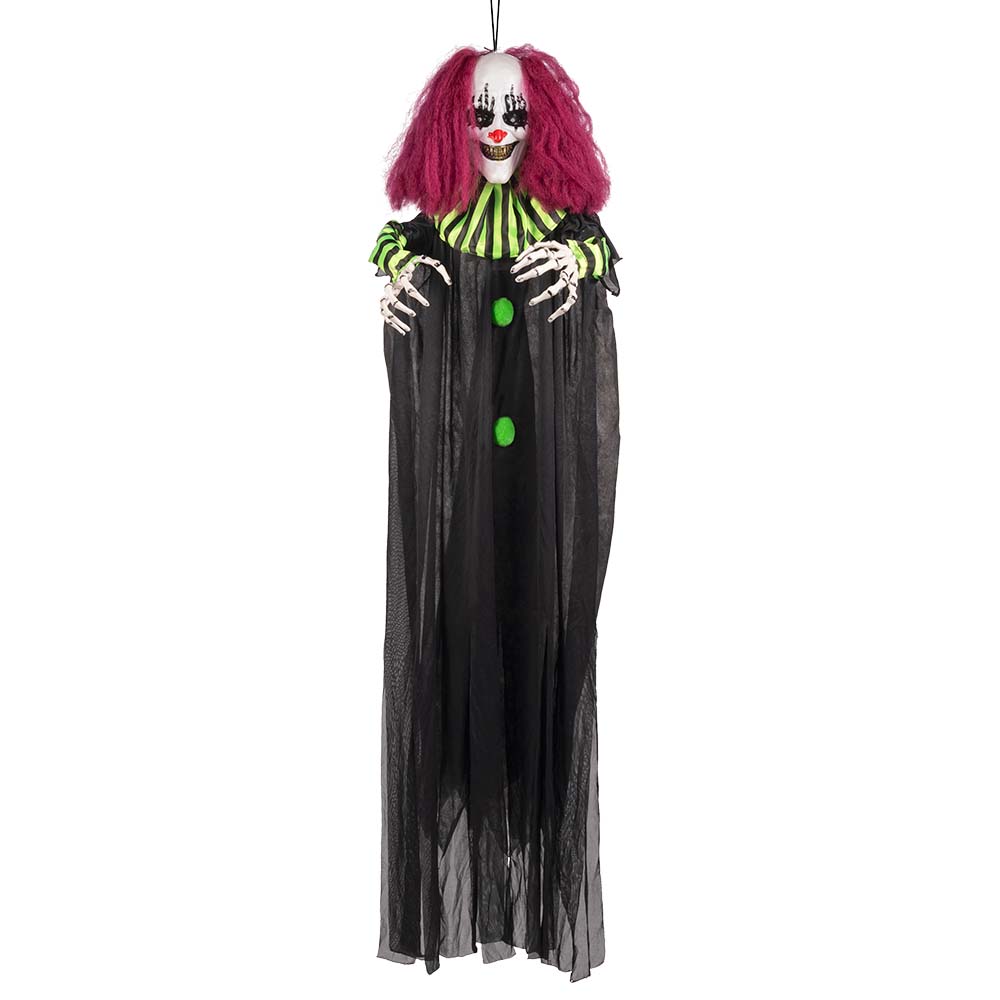Hangdecoratie Terror clown (130 cm)