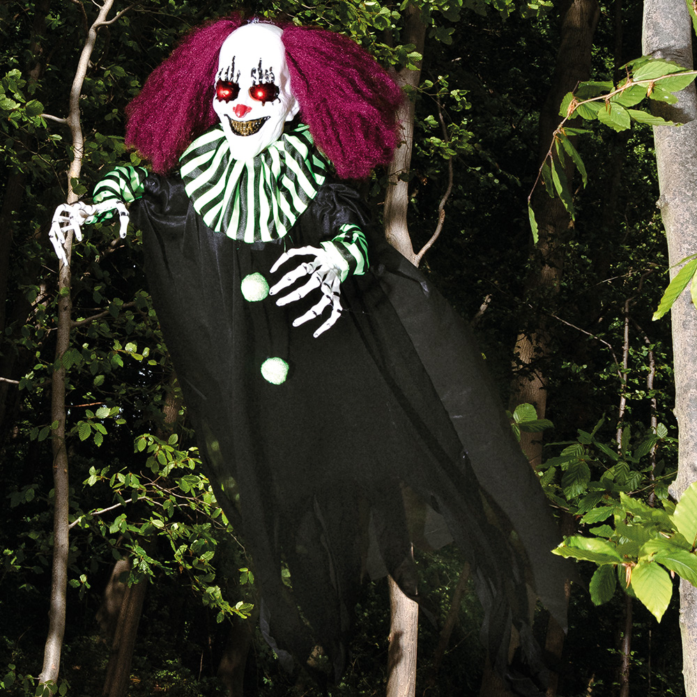 Hangdecoratie Terror clown (130 cm)