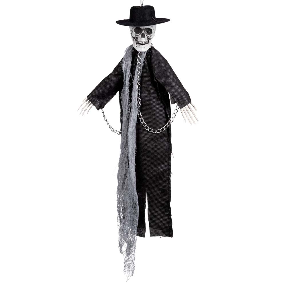 St. Hangdecoratie Skelet Priester (50 cm)
