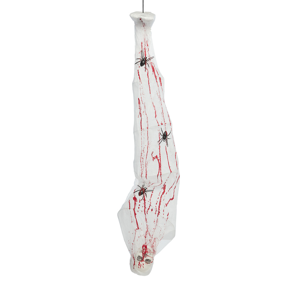Hangdecoratie Spinnencocon (165 cm)