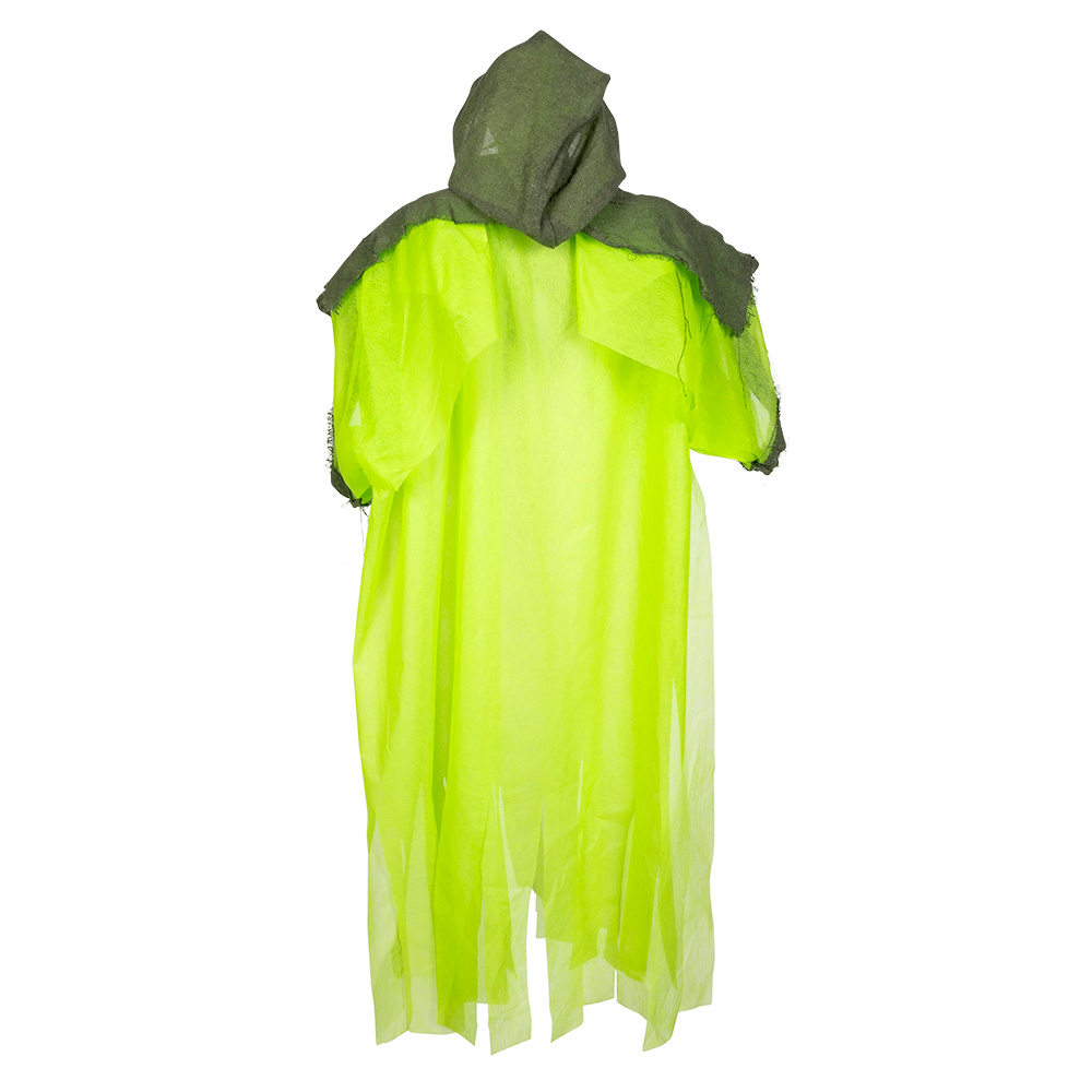 Hangdecoratie Groen skelet (120 cm)