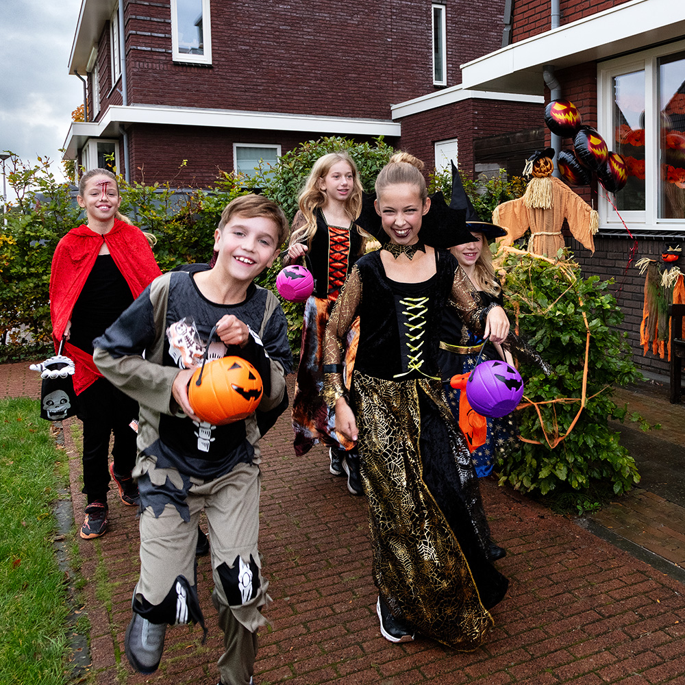 Kinderkostuum Zombie skeleton (7-9 jaar)
