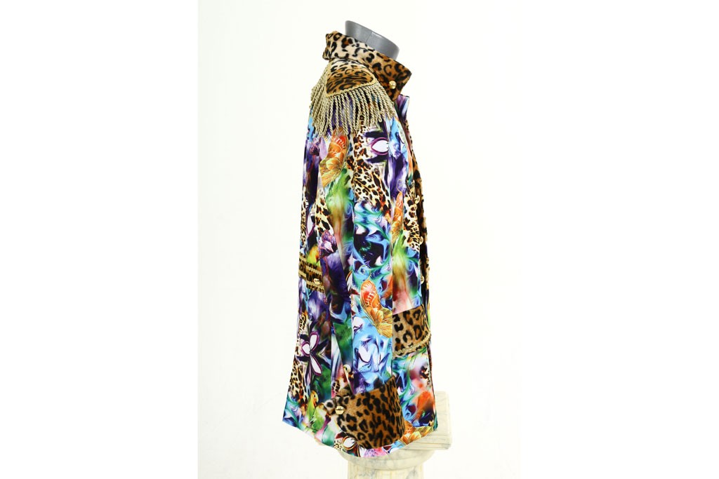 Carnavalsjas heren luxe panterprint