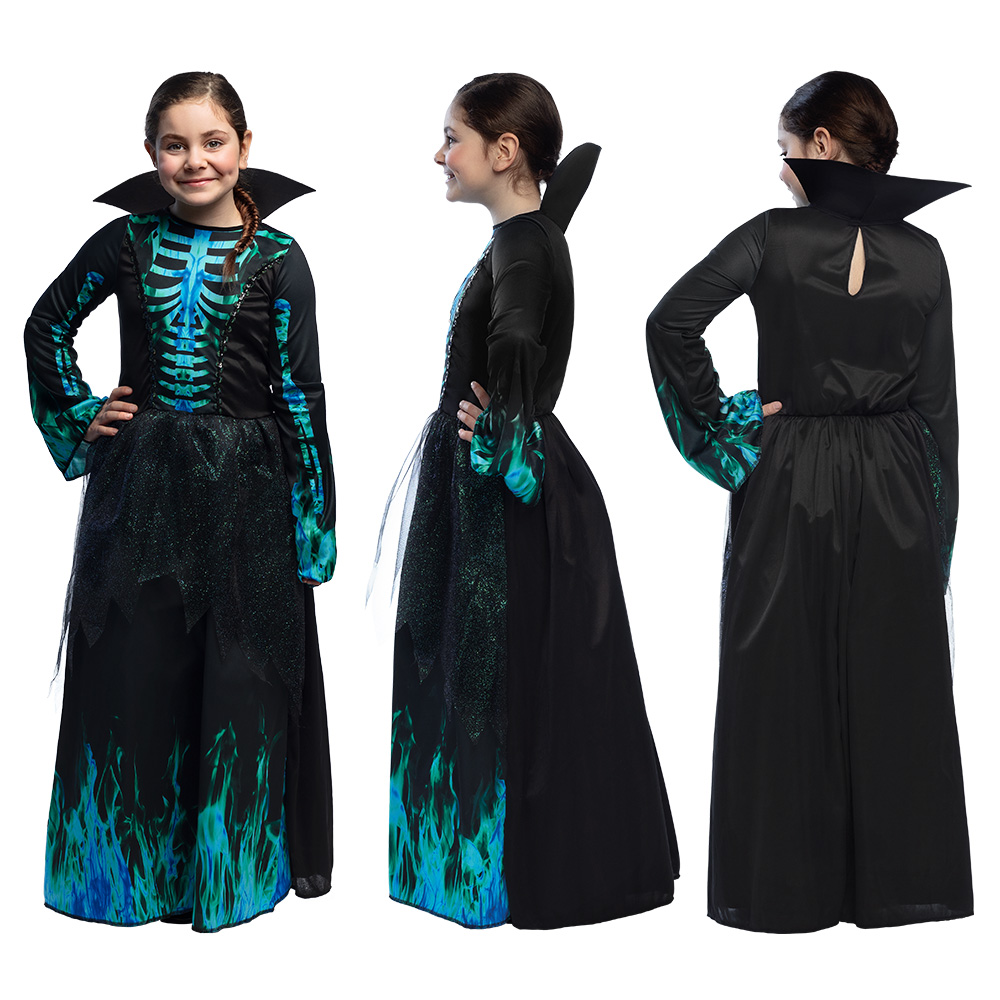 Kinderkostuum Skeleton Azura (10-12 jaar)