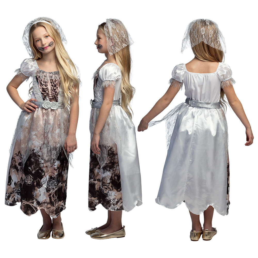 Kinderkostuum Ghost bride (4-6 jaar)