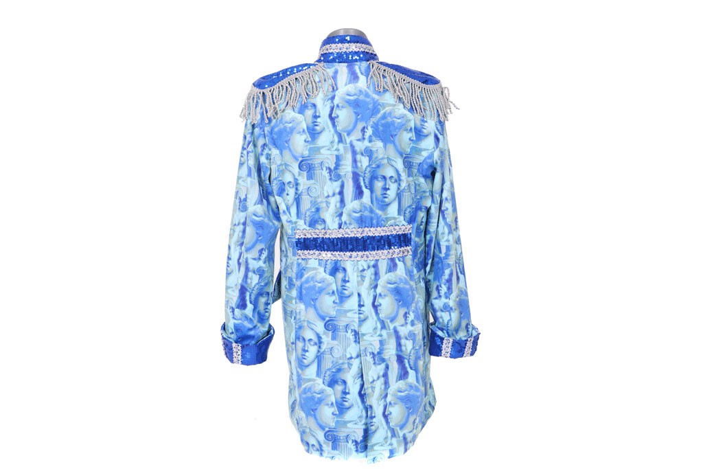 Carnavalsjas heren luxe Griekse print