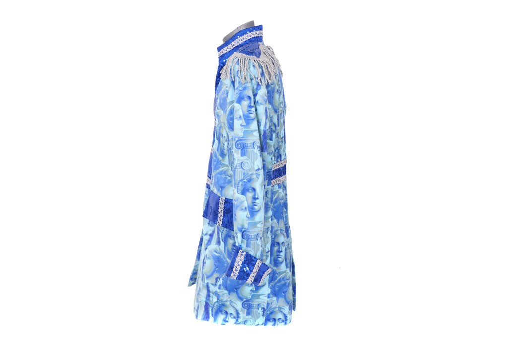 Carnavalsjas heren luxe Griekse print