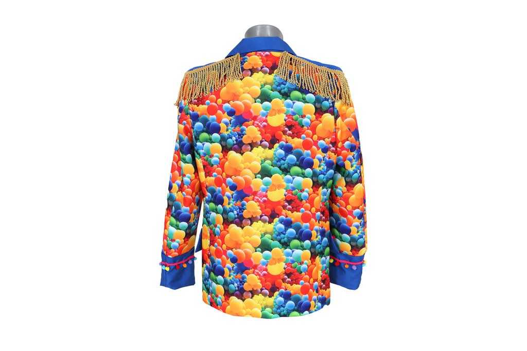 Carnavalsjas heren luxe ballon print