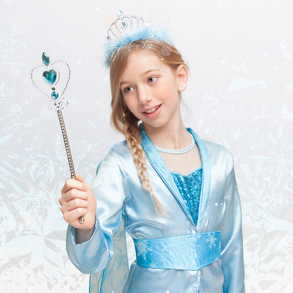 St. Kinderkostuum Sneeuwprinses (7-9 jaar)