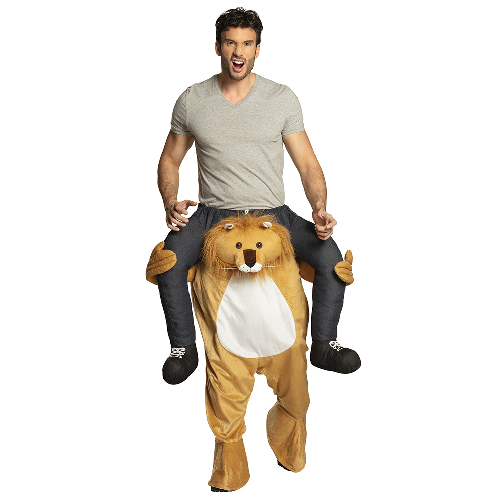 Volwassenenkostuum Funny lion (one size)