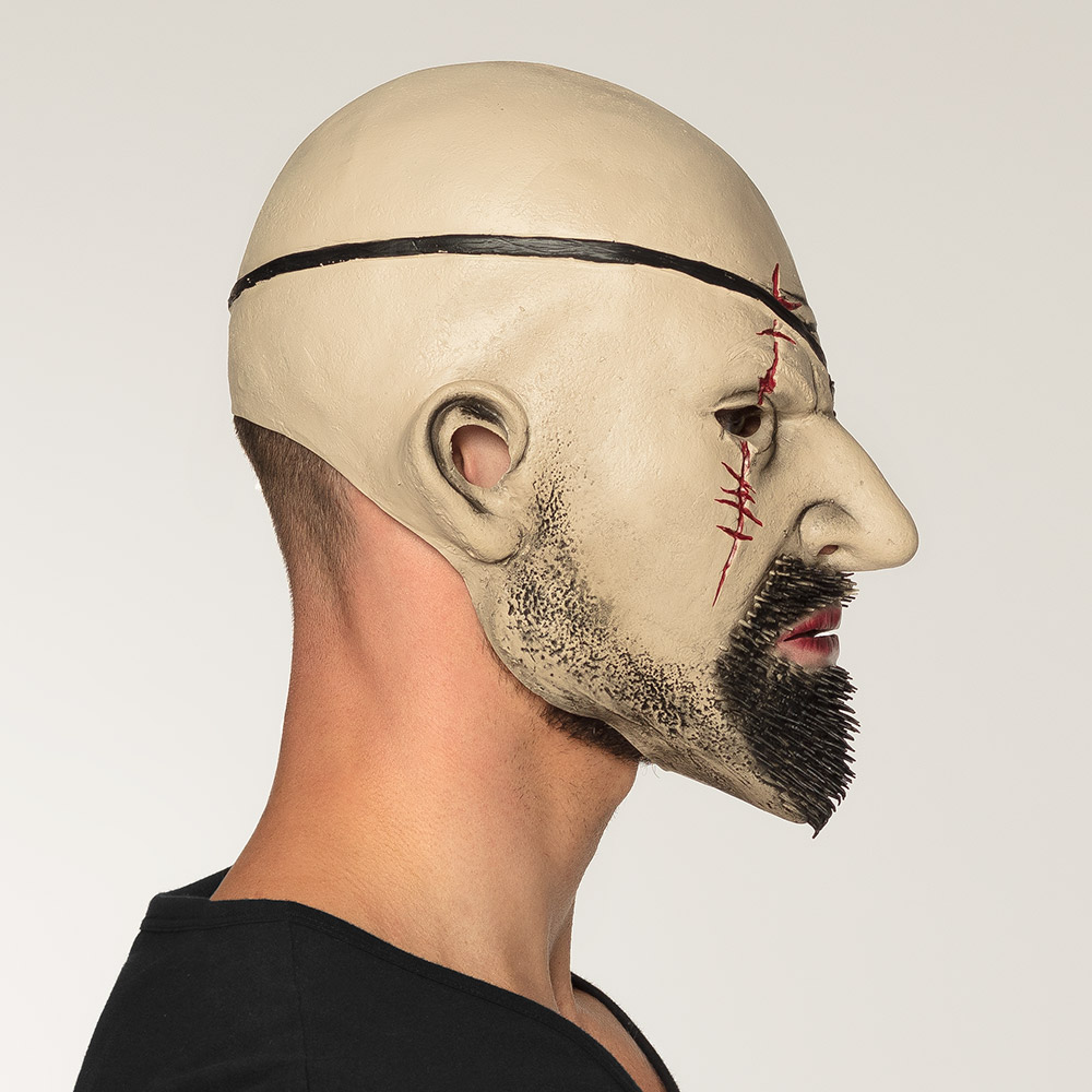 Latex hoofdmasker Halloween 10 ass.