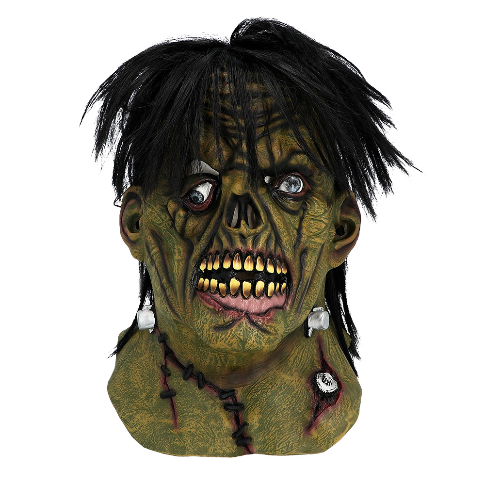 Latex hoofdmasker Franky met haar