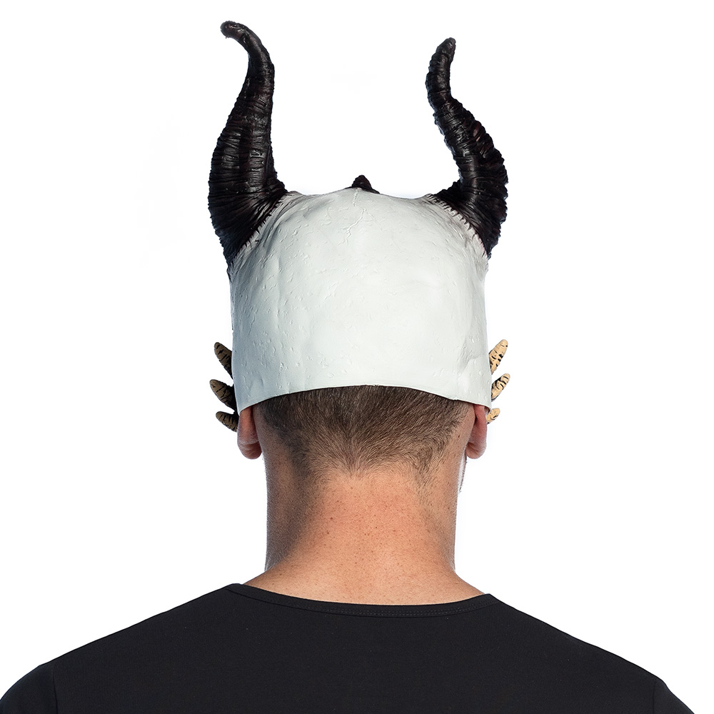 Latex halfmasker Drakenschedel