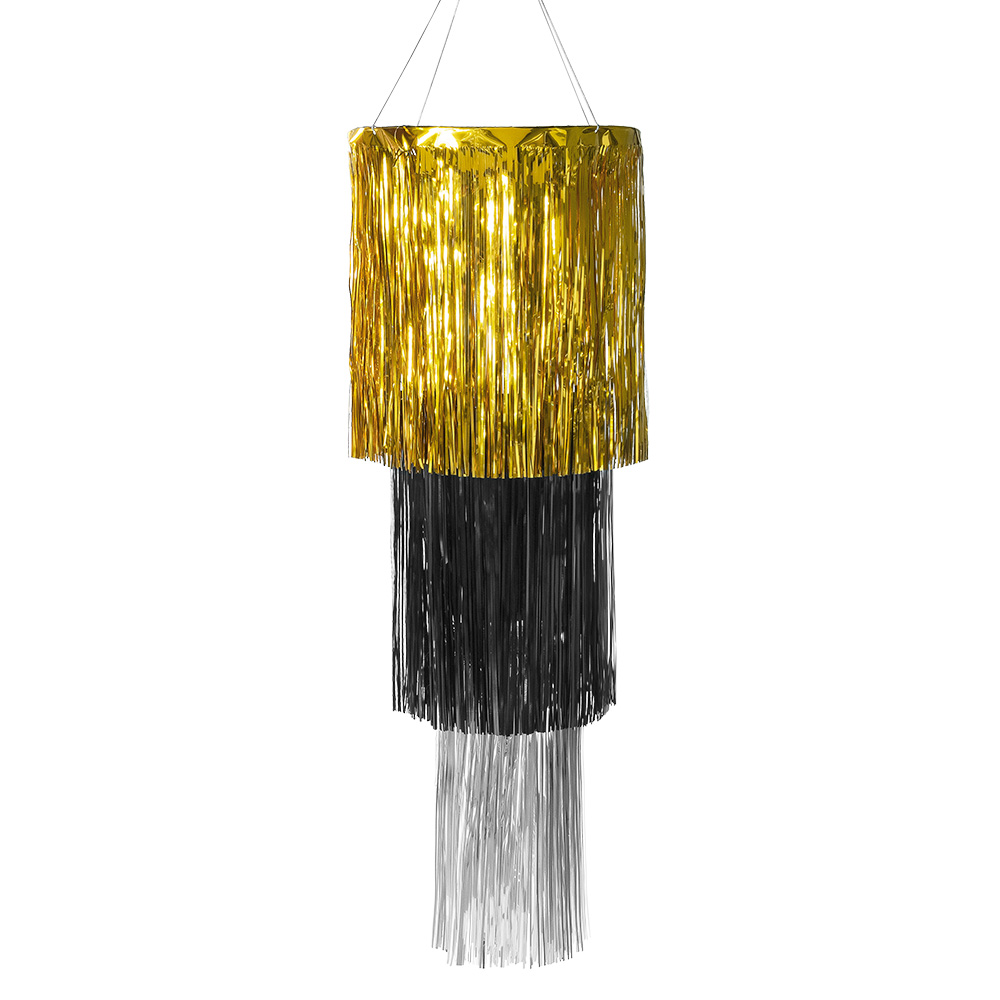 Kroonluchter Party Time folie metallic (110 cm)