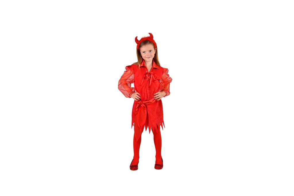 Halloween jurkje duivel rood