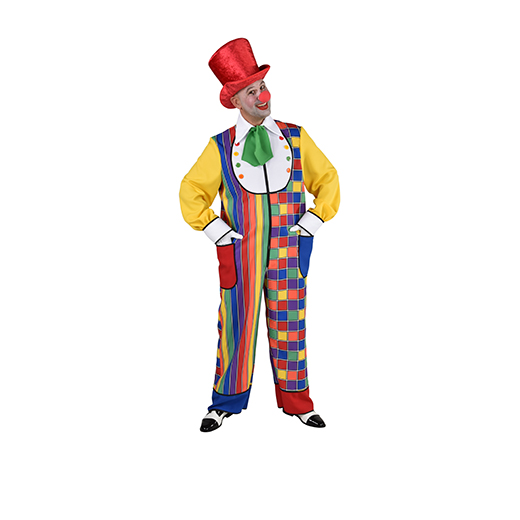 Clowns kostuum Multi color