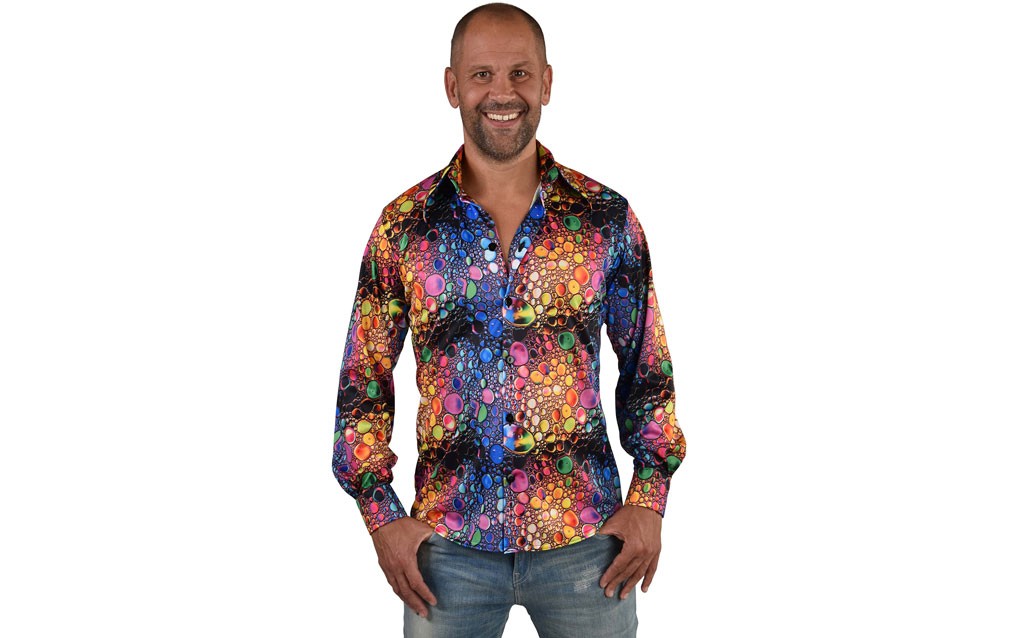 Party blouse disco colour drops