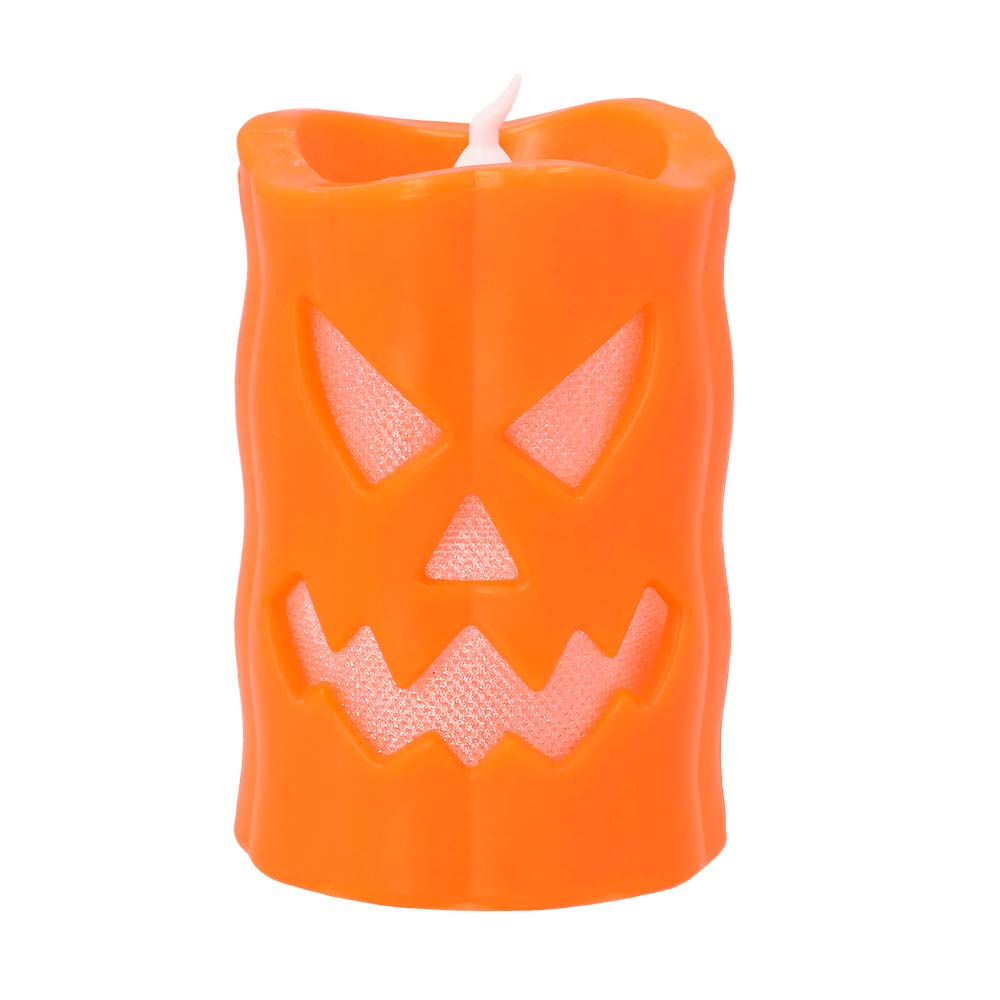 LED kaars Pompoen (10 x 6 cm)