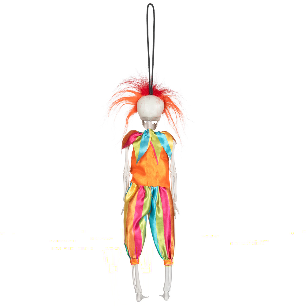 Hangdecoratie Skelet clown (40 cm)