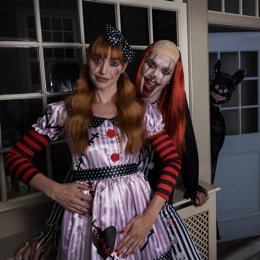 Pruik Killer clown