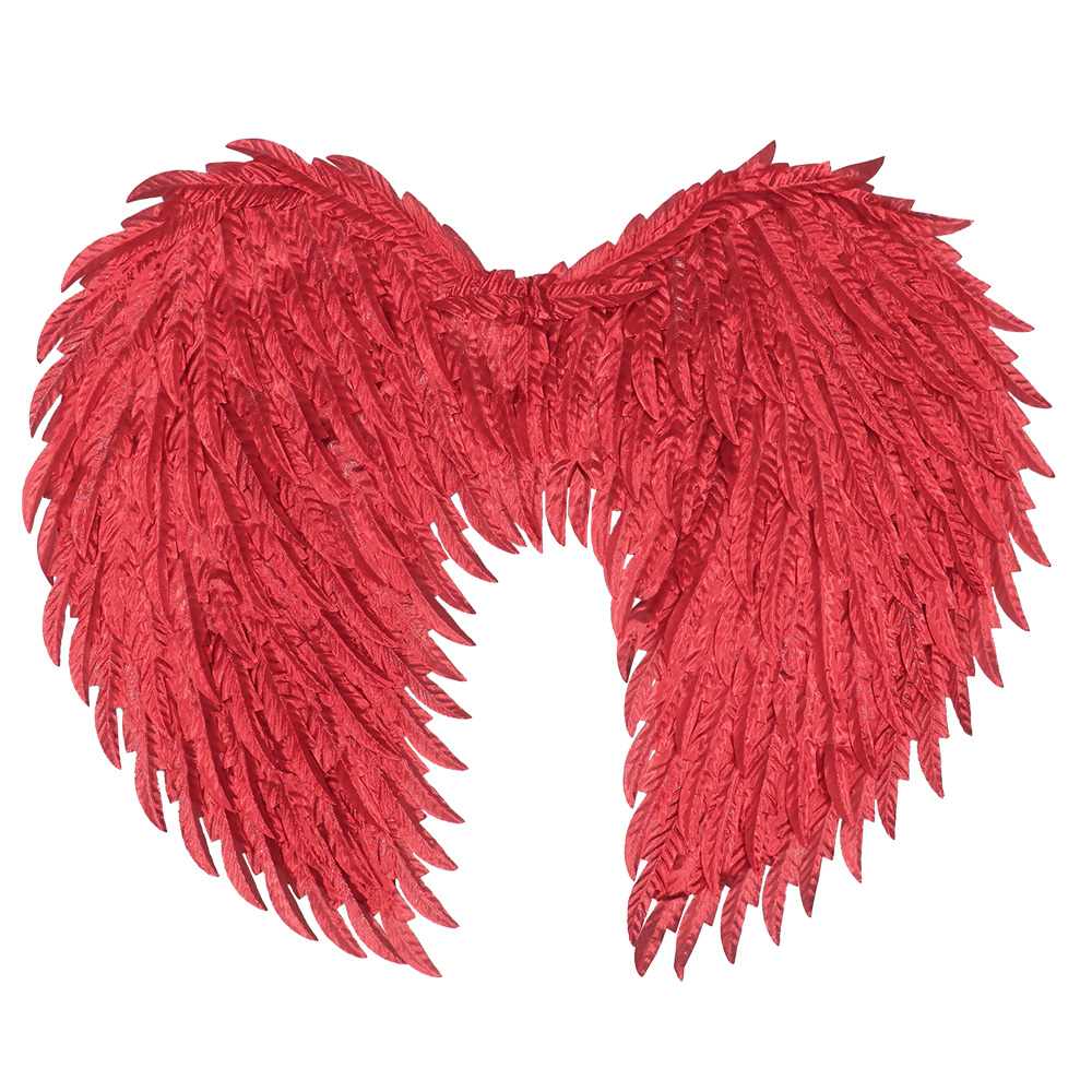 Engelenvleugels Glam rood (55 x 50 cm)
