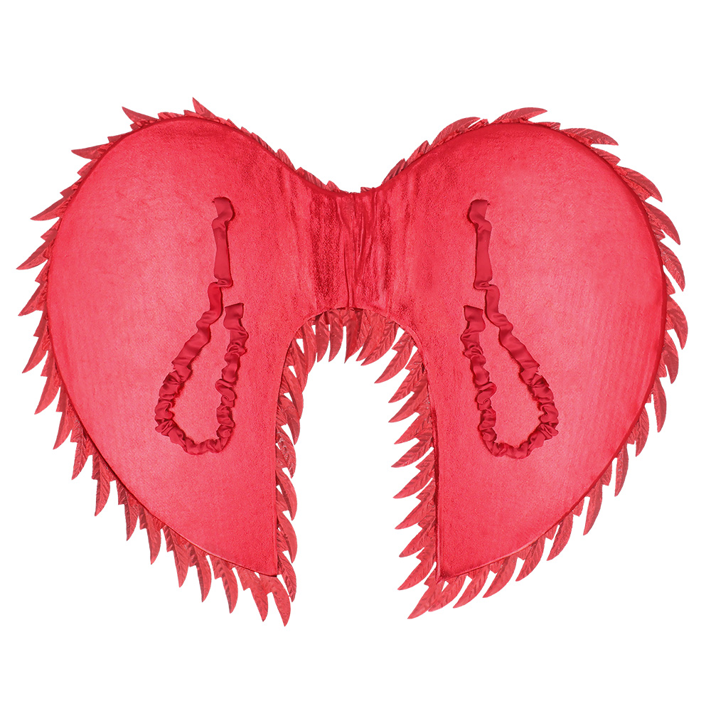Engelenvleugels Glam rood (55 x 50 cm)