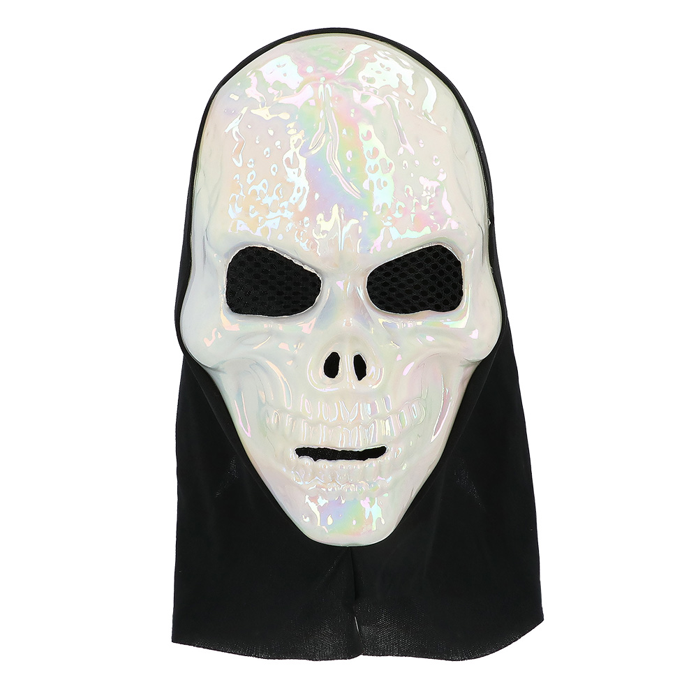 Gezichtsmasker Skull pearl met kap