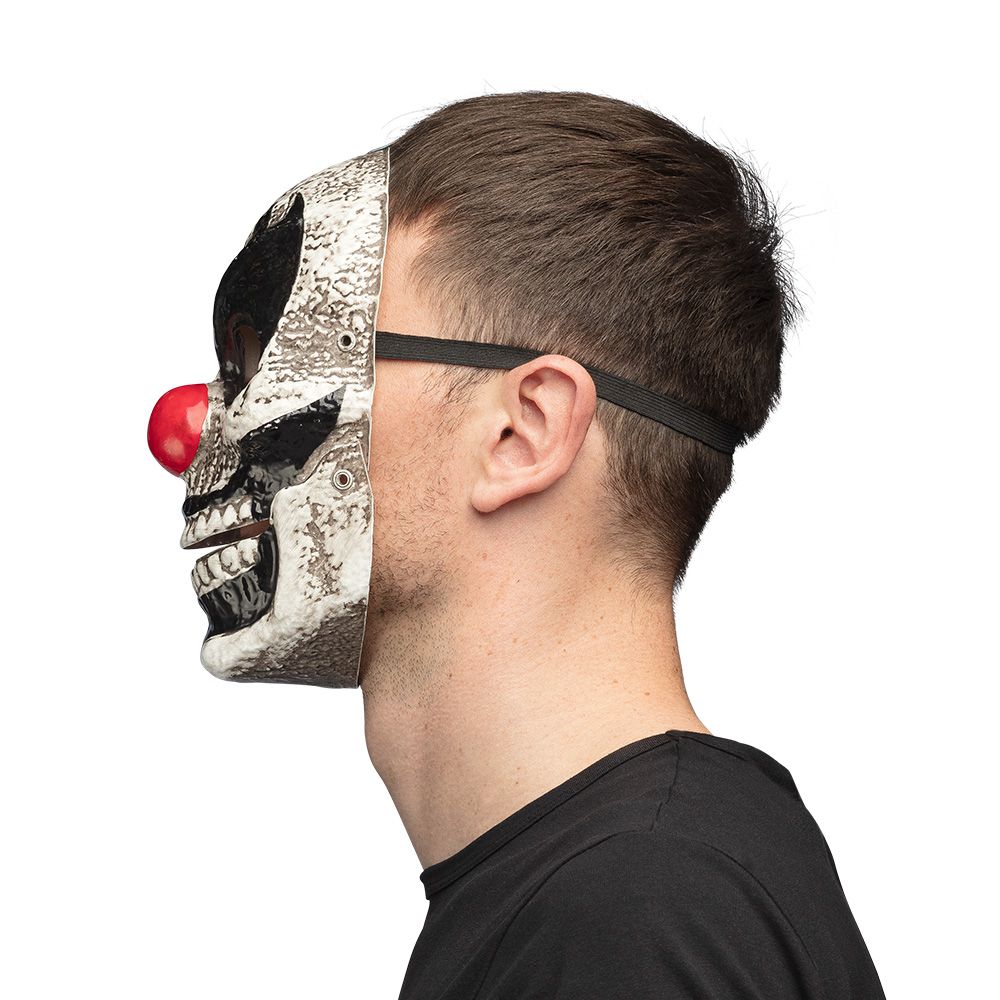 Gezichtsmasker Horrible clown met beweegbare kaak