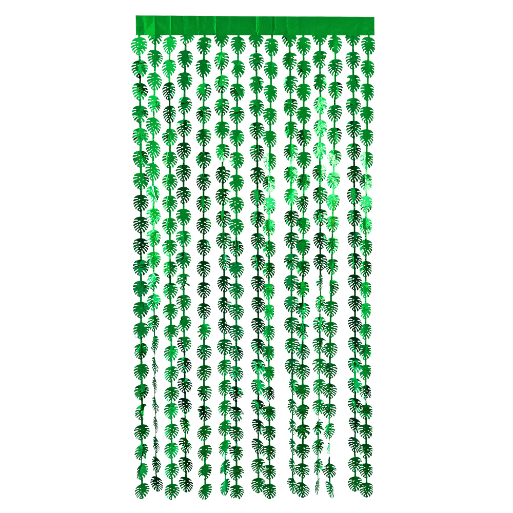 Foliegordijn Palmbladeren metallic (200 x 100 cm)