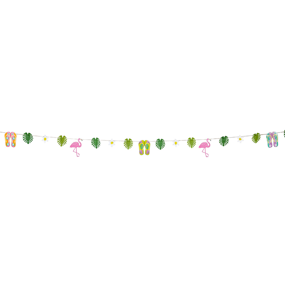 Kartonnen slinger Summer party (3,6 m)
