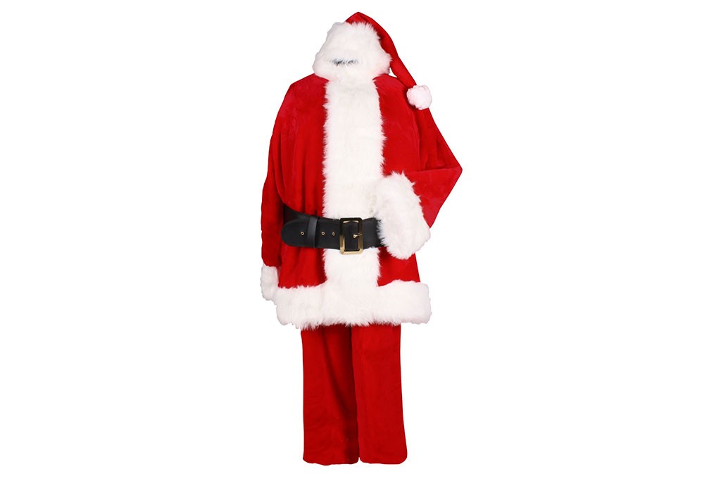 Kerstman Fluweel Original Style Rood-Wit