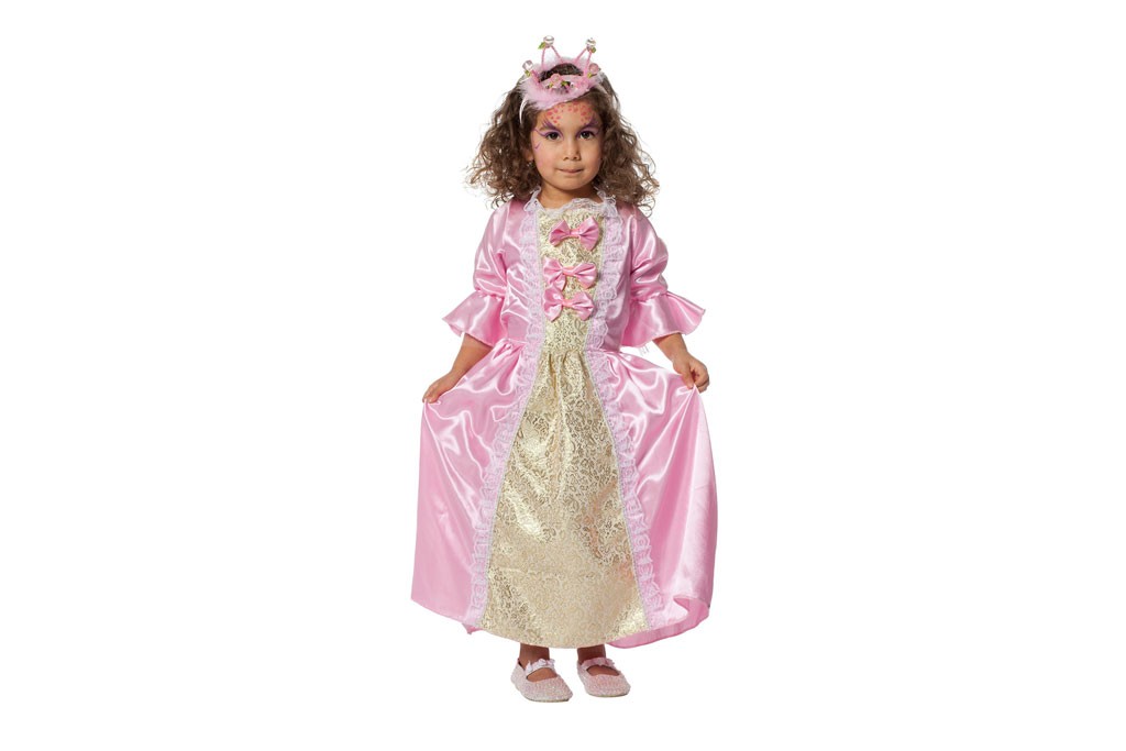 Prinses roze met strikken