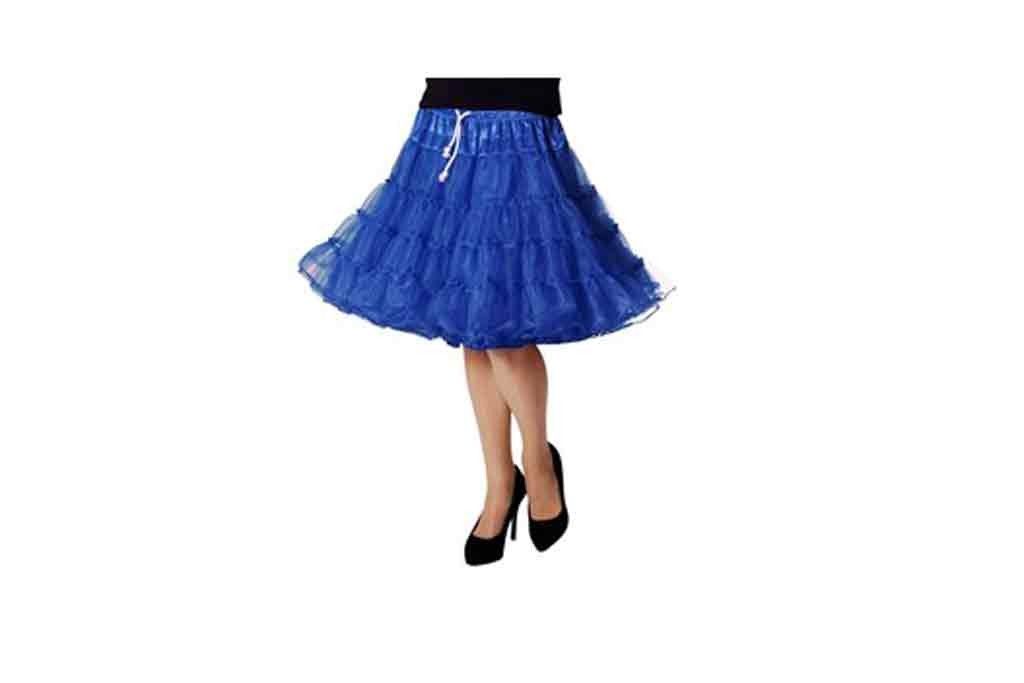 Petticoat luxe kobalt blauw