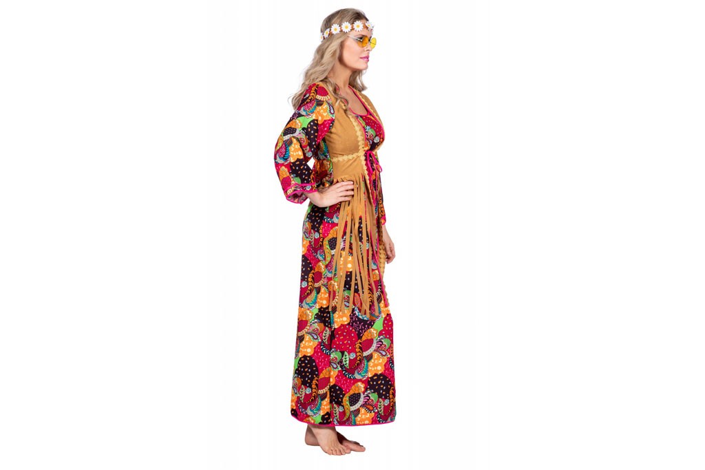 Hippie lange jurk (V)