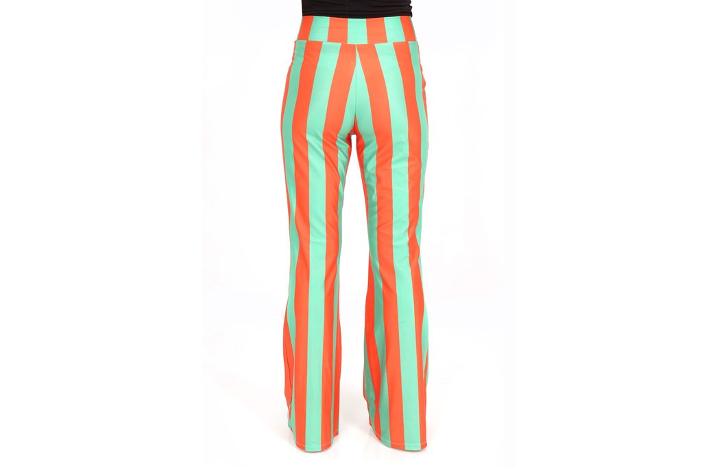 Flared pants oranje groen