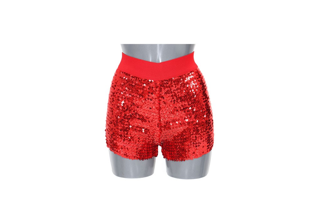 Hotpants pailletten div kleuren