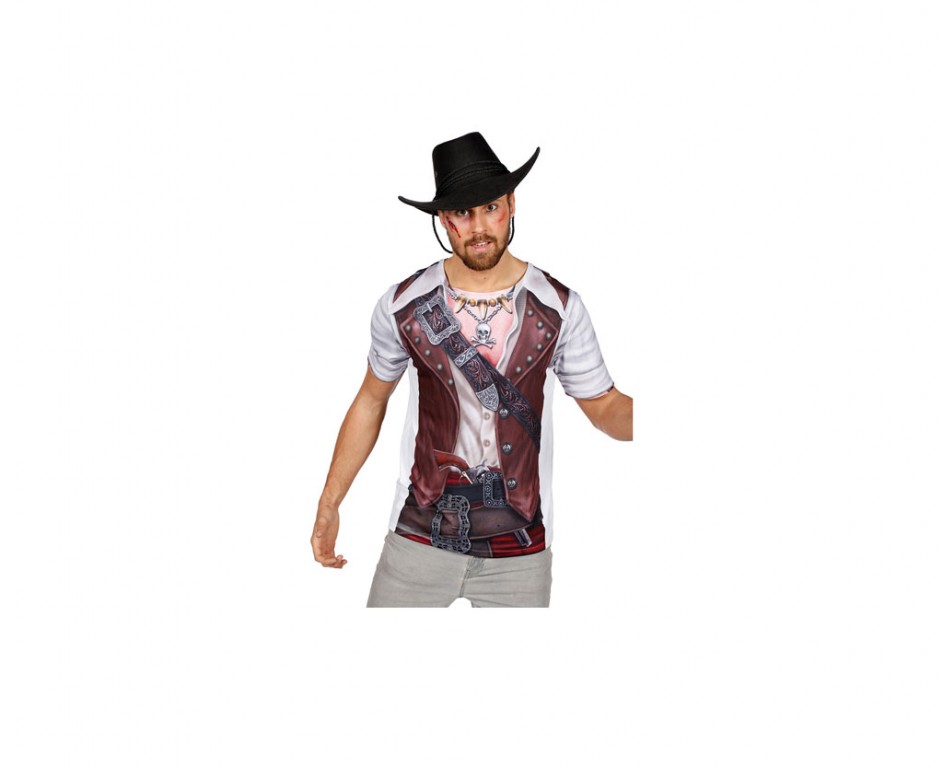 Shirt met print piraat