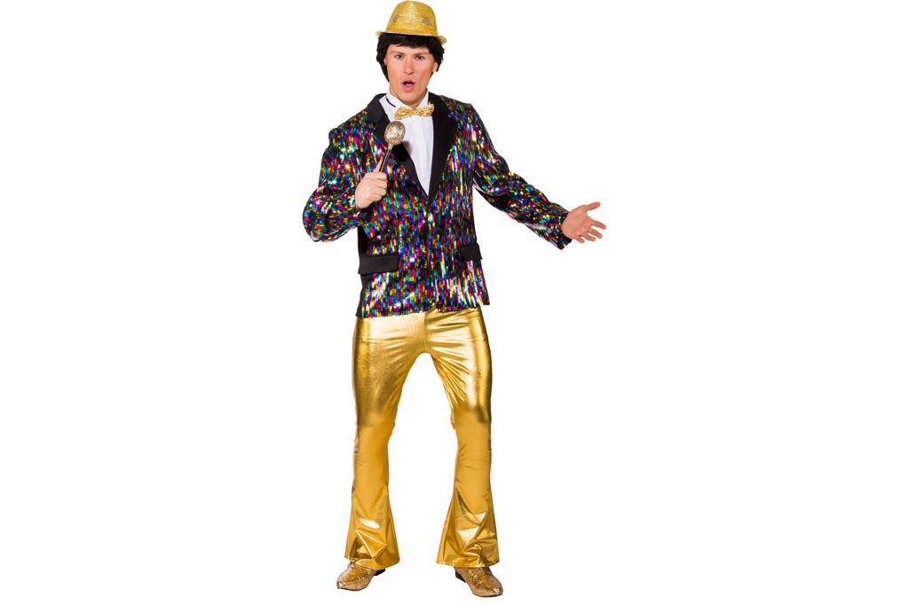 Broek Disco Goud 