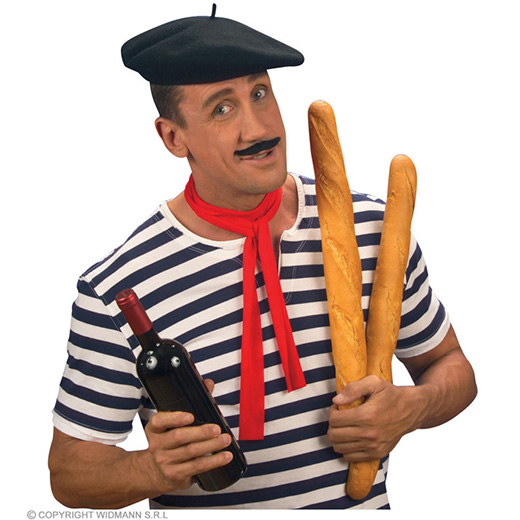 zwarte baret