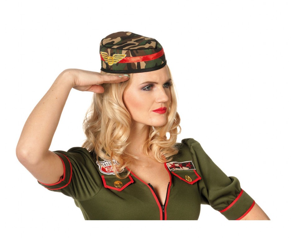 Soldaten schuitje met rode band