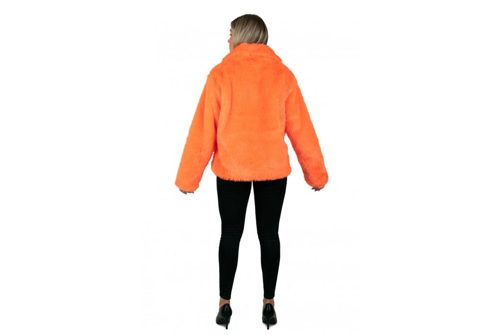 Bontjas Neon Oranje