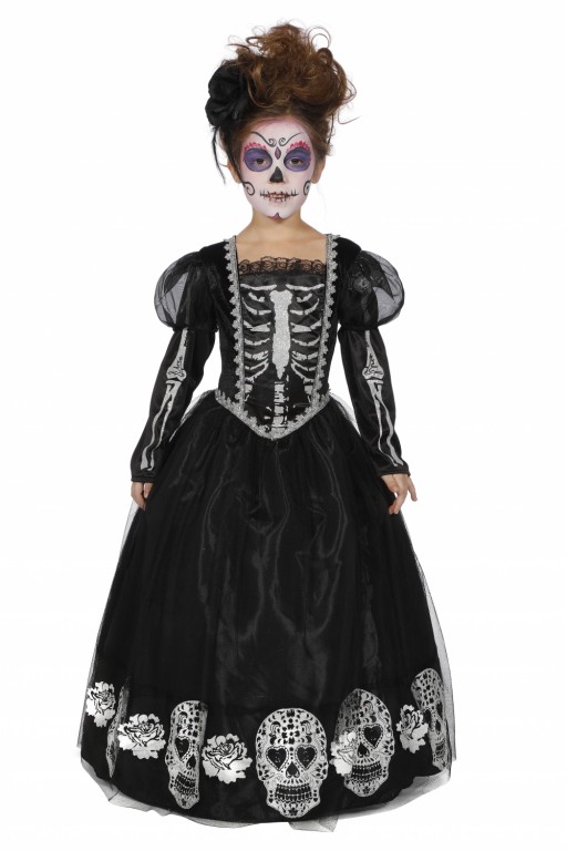 Halloween jurk skelet
