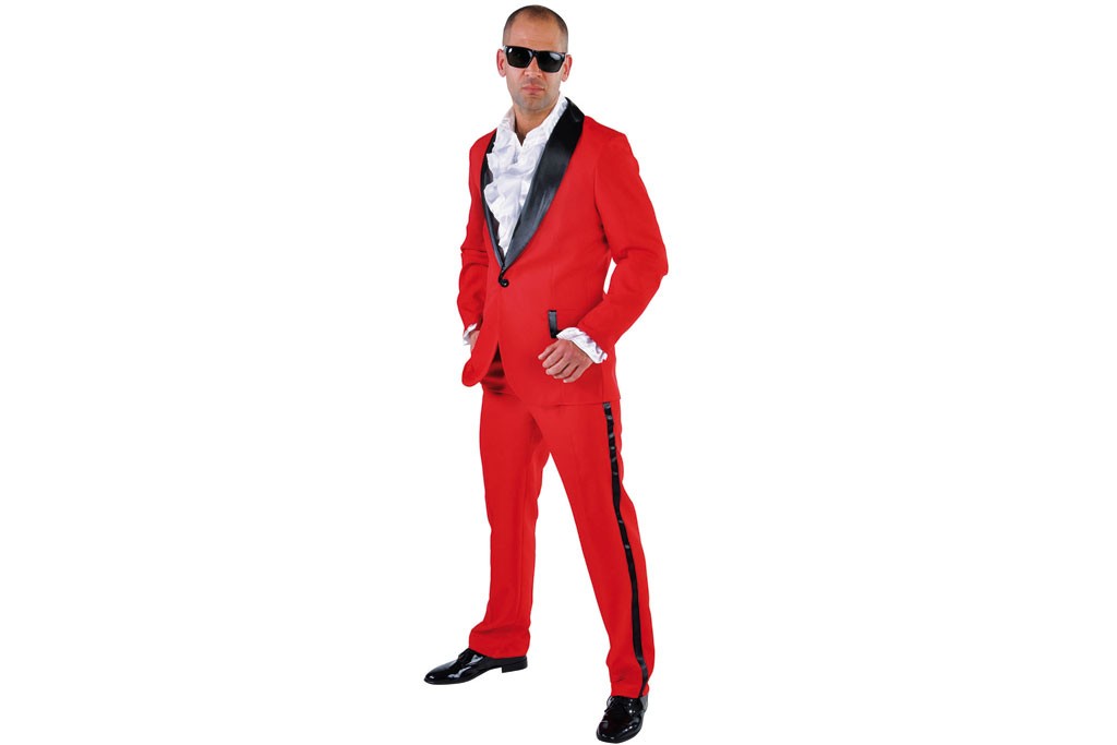 Disco kostuum rood