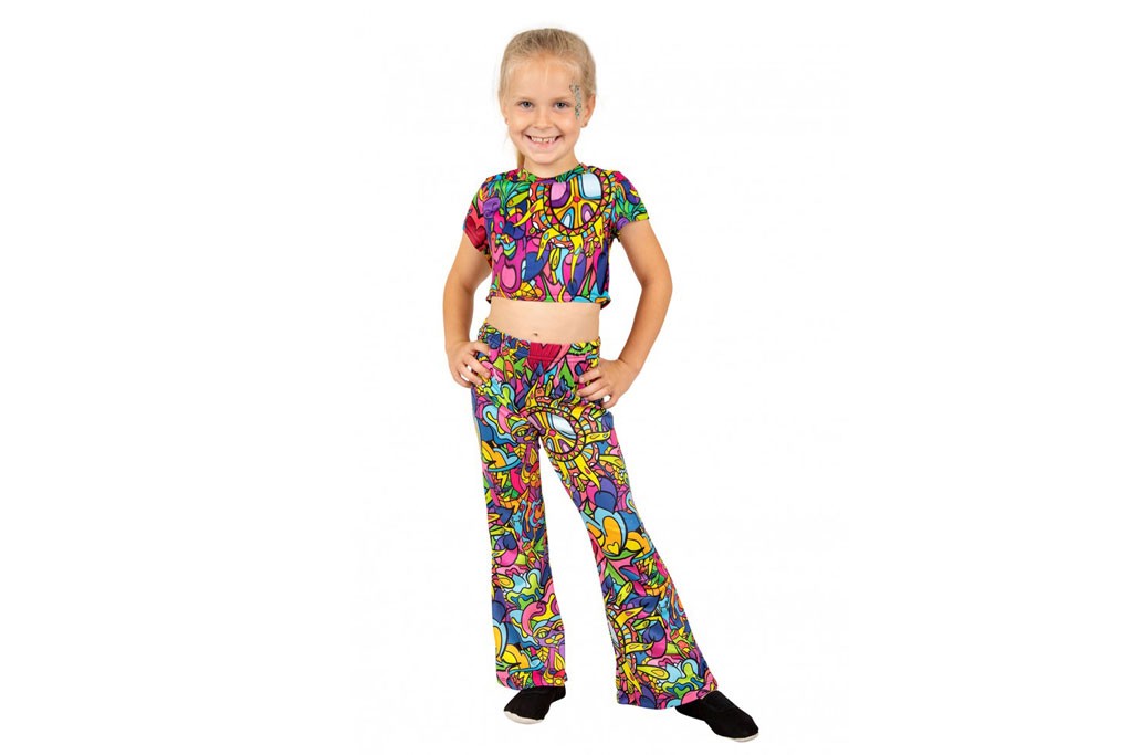 Flared pants Colourful meisje