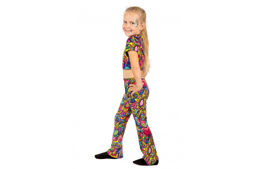 Flared pants Colourful meisje