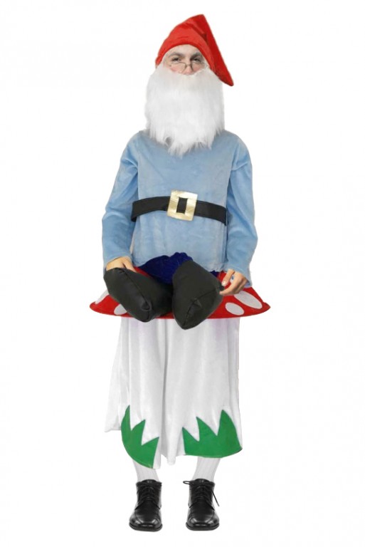 Kabouter op paddestoel